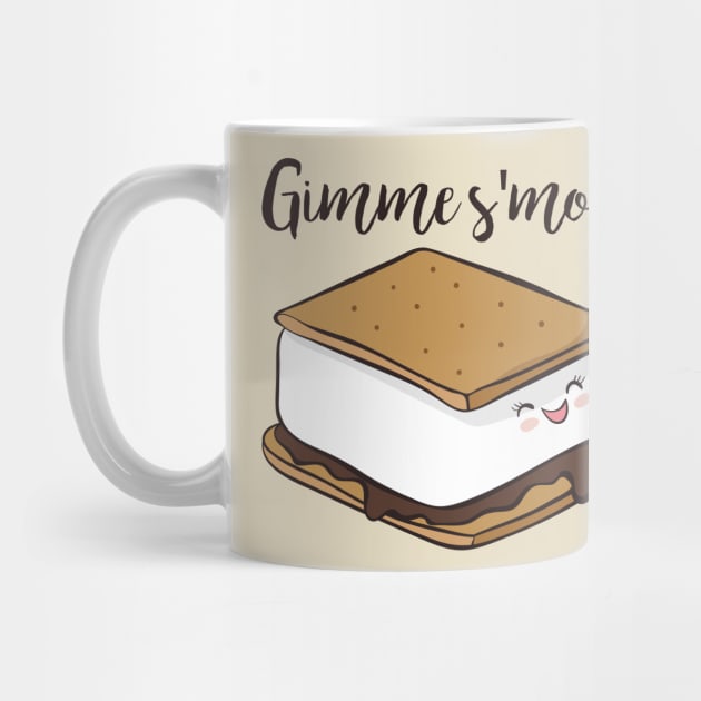 Gimme S'More- Cute Camping Gift by Dreamy Panda Designs